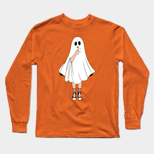 Cute Ghost Long Sleeve T-Shirt